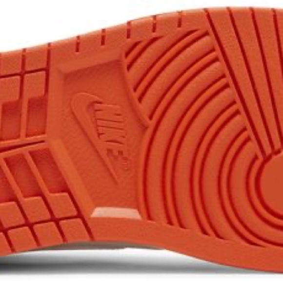 Nike AIR JORDAN  Blue and Orange High-Top Sneakers SIZE 18 - Picture 4 of 7